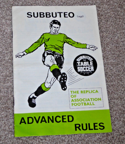 Subbuteo table soccer advanced - subbuteo,